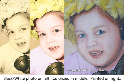 Realistic, Custom Pet Portraits from Photos. Realistic, custom people portraits from Photos by Jenaeo